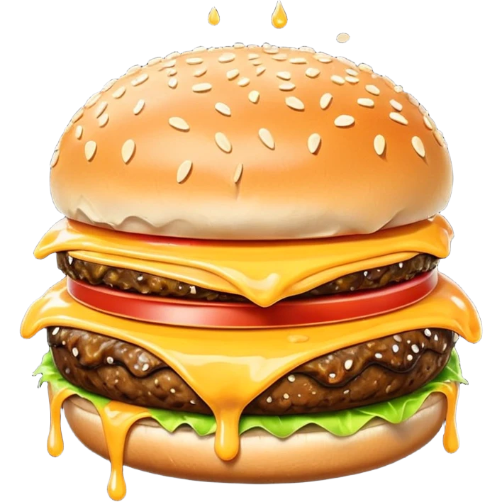 burger looks cold emoji