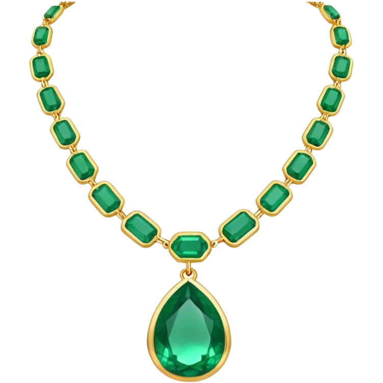 green necklace  emoji