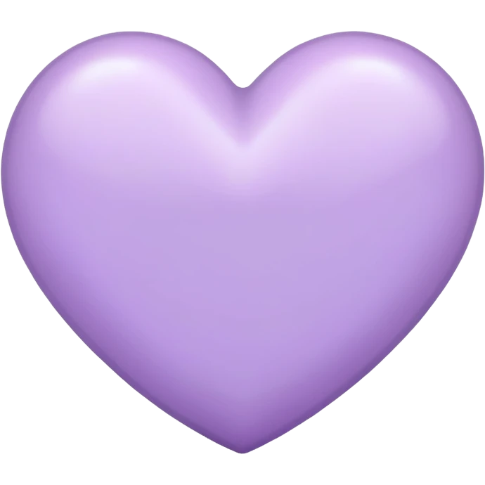 Pastel purple heart emoji