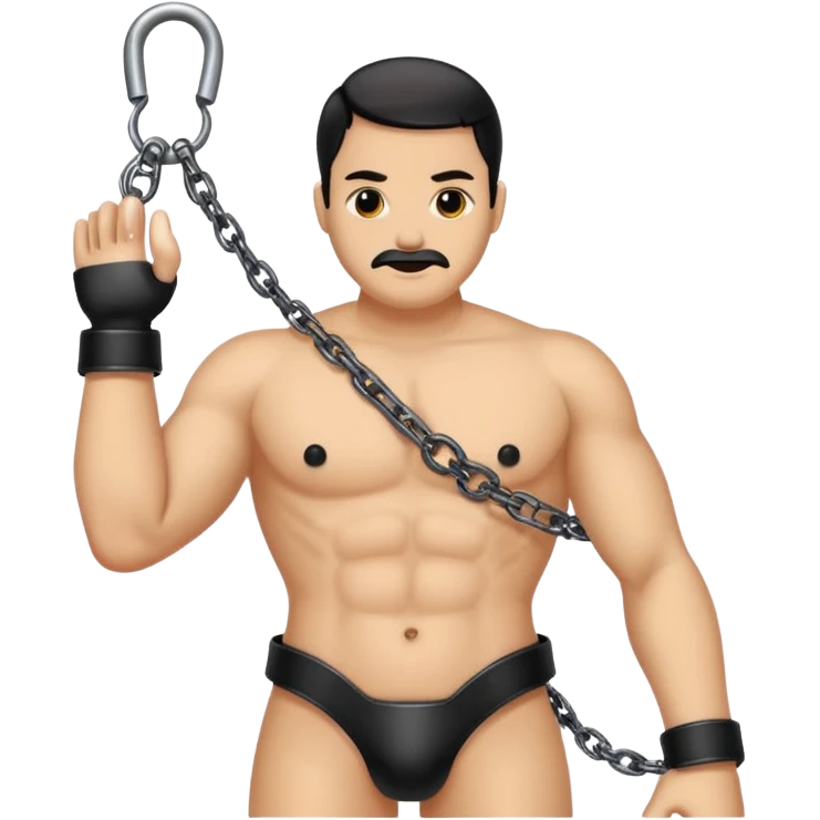 kinky bdsm dominant man emoji