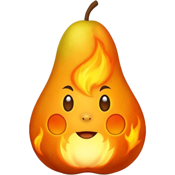 birne in flame emoji