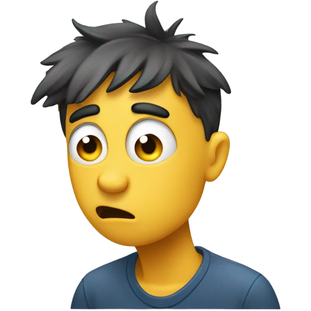 Head scratching emoji