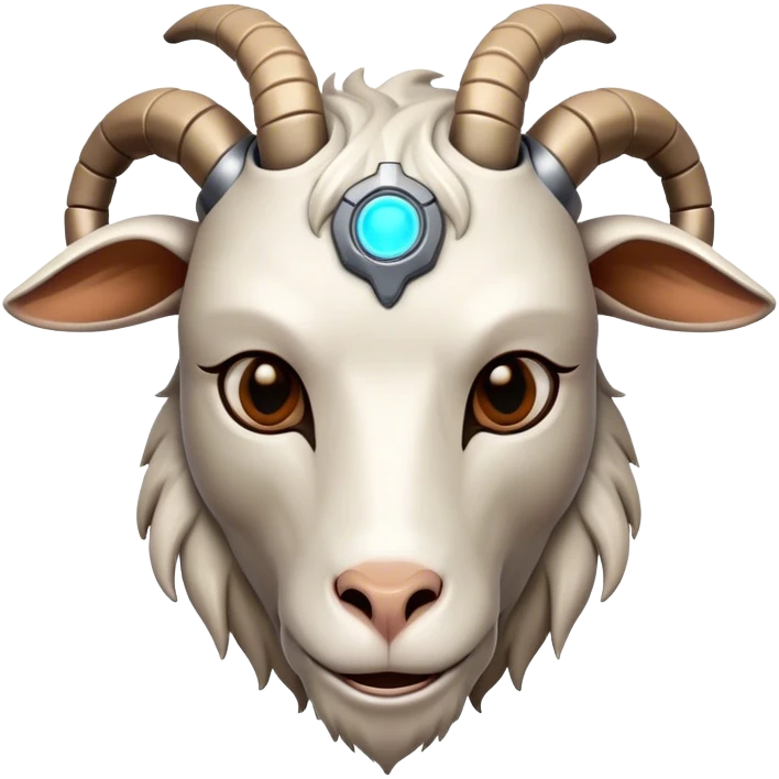 Cybernetic Goat(Ram) man emoji