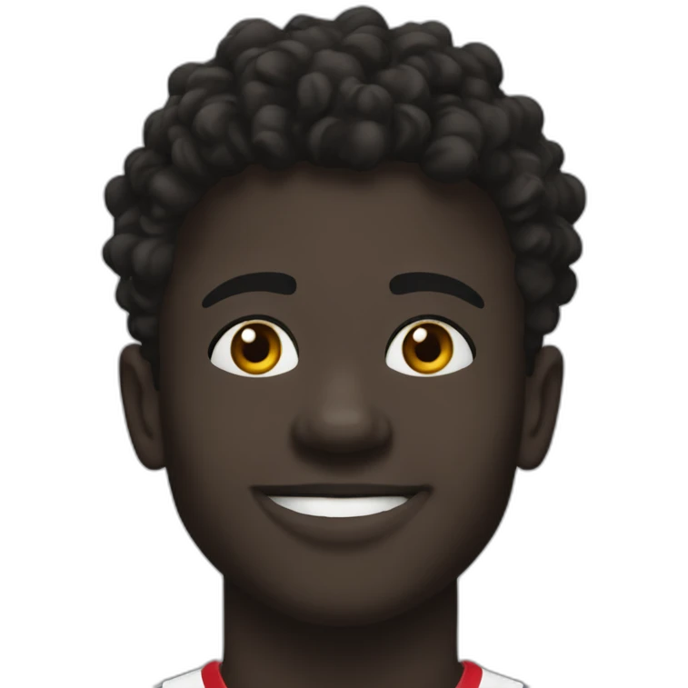 Bukayo Saka happy emoji