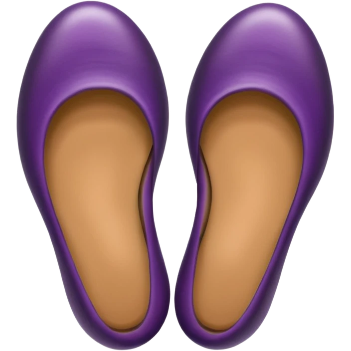 Egg plant between feet emoji