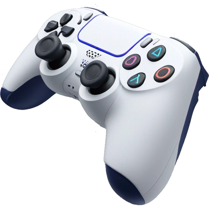 Playstation 5 with dualsense controller  emoji