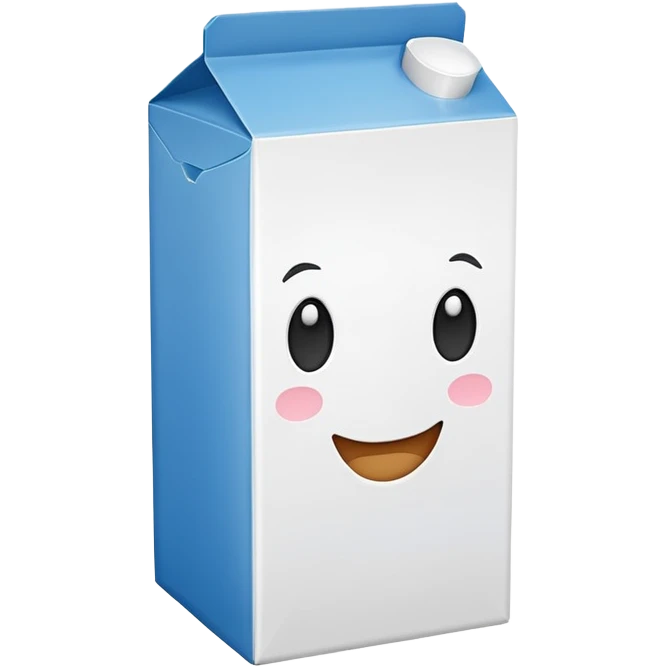 Milk box emoji