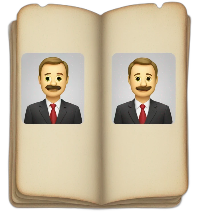 Two red Russian passports emoji