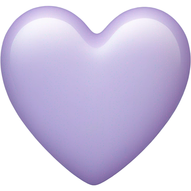 Lilac heart emoji