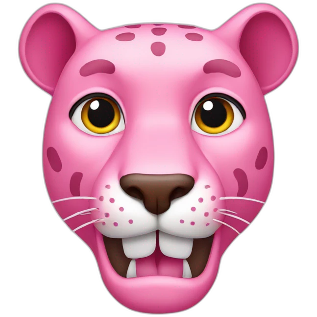 The pink panther emoji