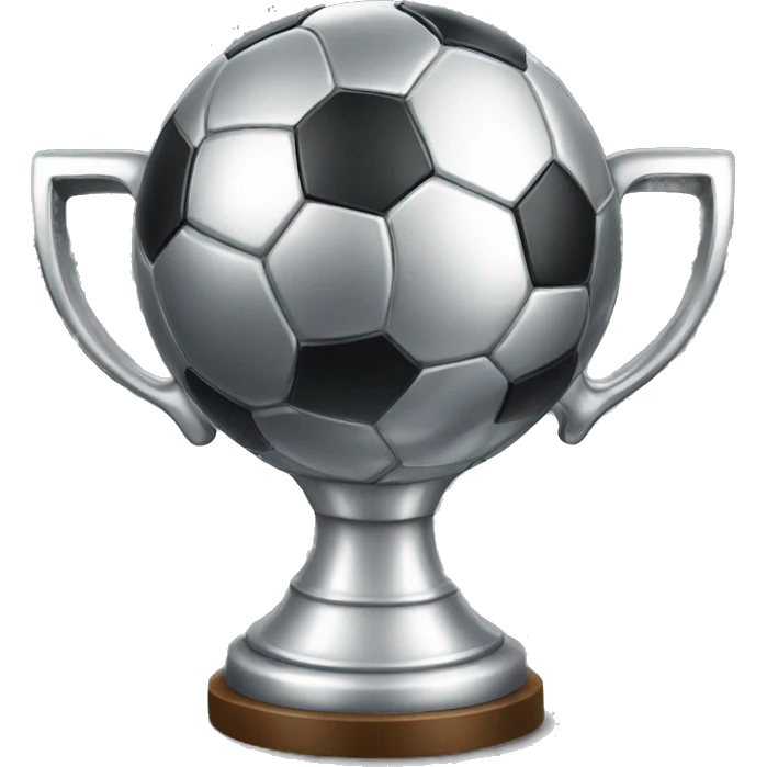 silver football cup emoji