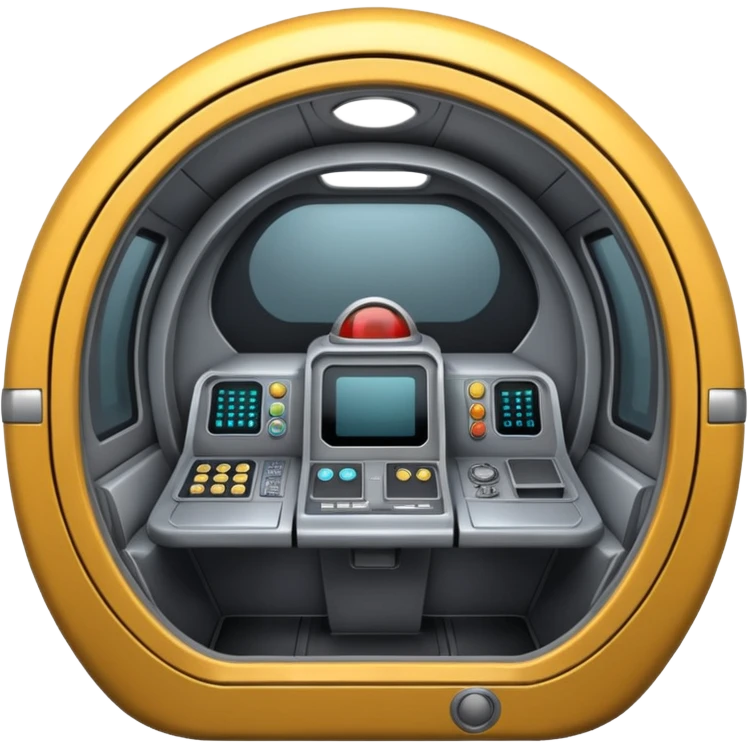 Escape pod in a space ship  emoji