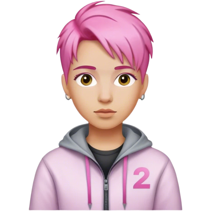 Pink  model 2000 YEAR \ emoji