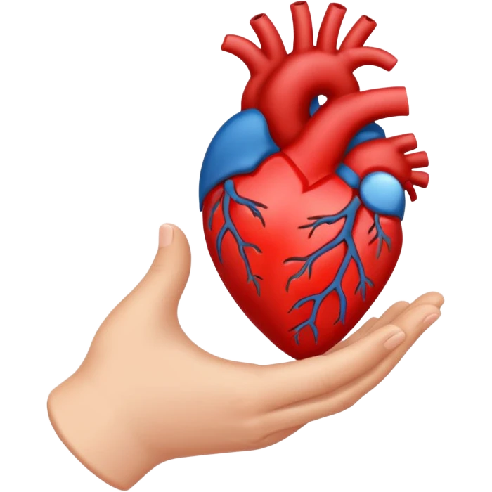 Une main qui forme un demi cœur emoji