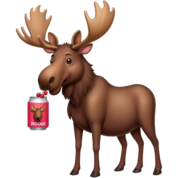 moose with berry rogue can emoji
