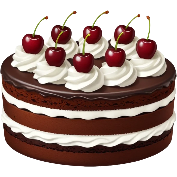 smaller slice Black Forest Gateau slice emoji