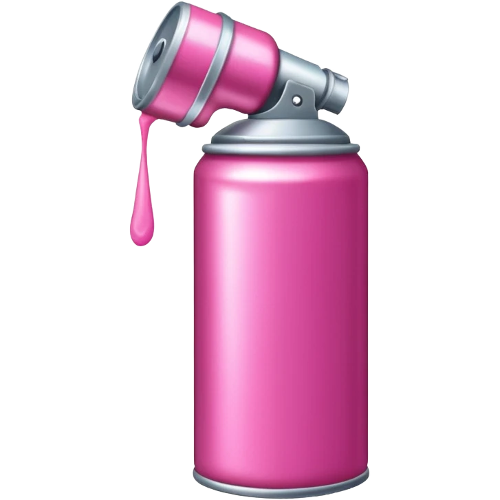 Сделай баллончик с розовой краской emoji