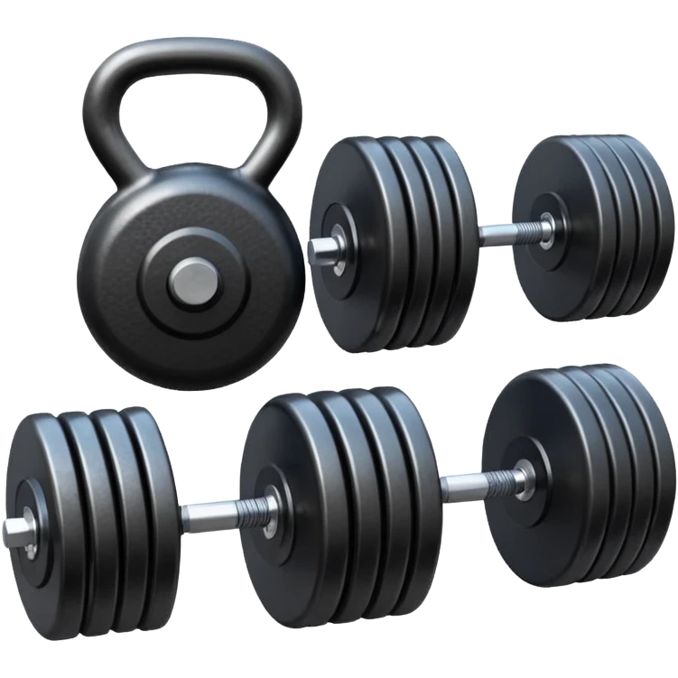 Pesas de gimnasio emoji