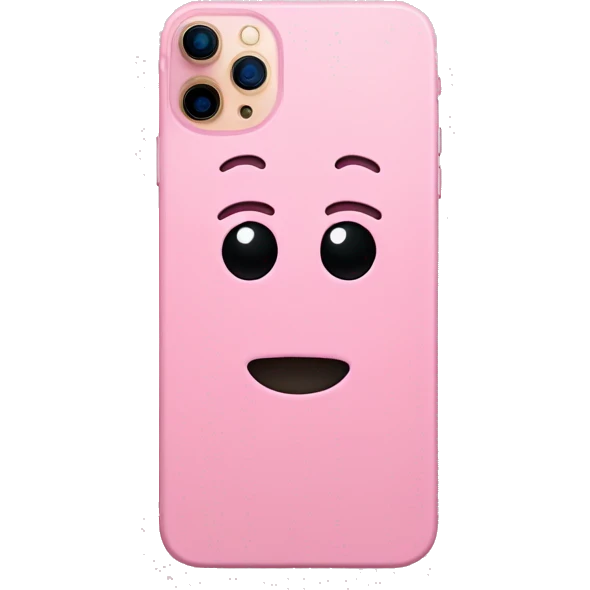 Pink iPhone 16 pro max emoji