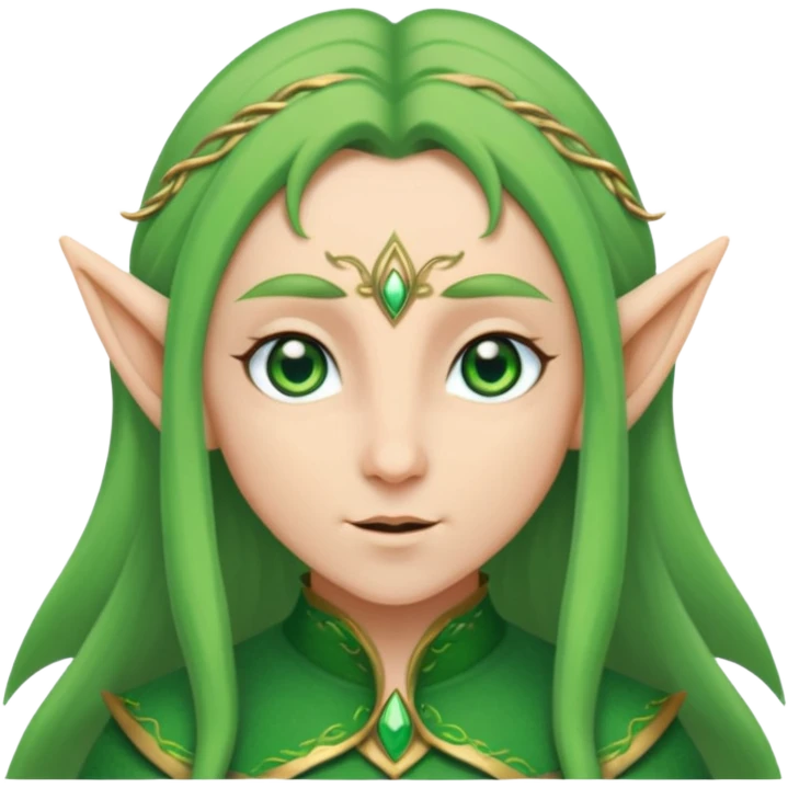 crea un avatar come personaggio elfo emoji