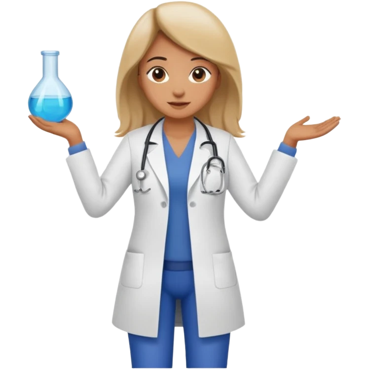 Doctor shaking her butt emoji