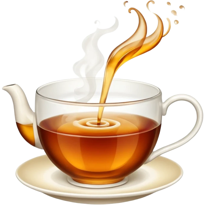 hot tea in a cup  emoji