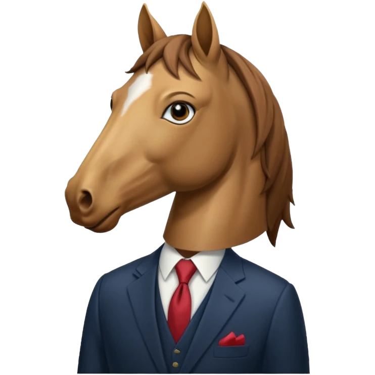 Persona con cabeza de caballo emoji