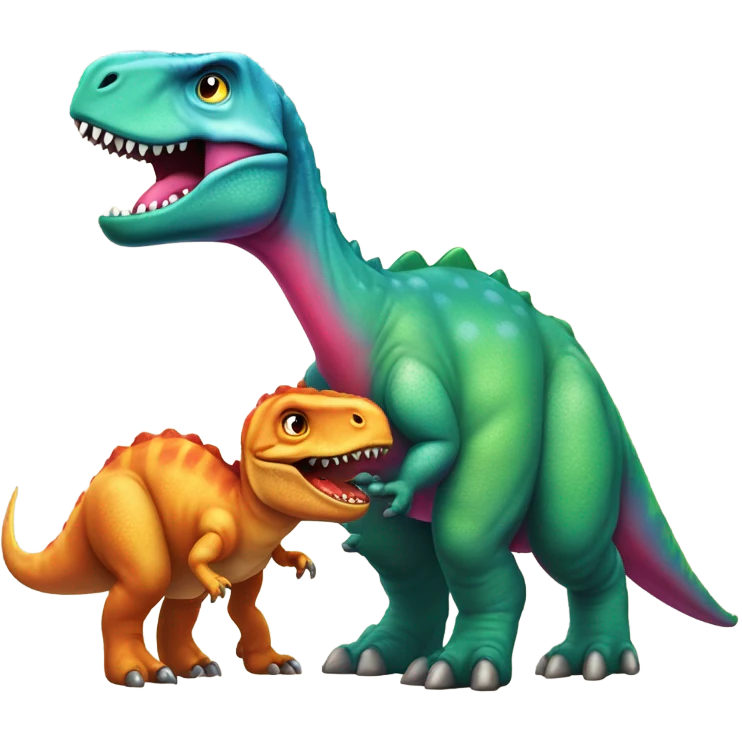 gay dinosaurs emoji