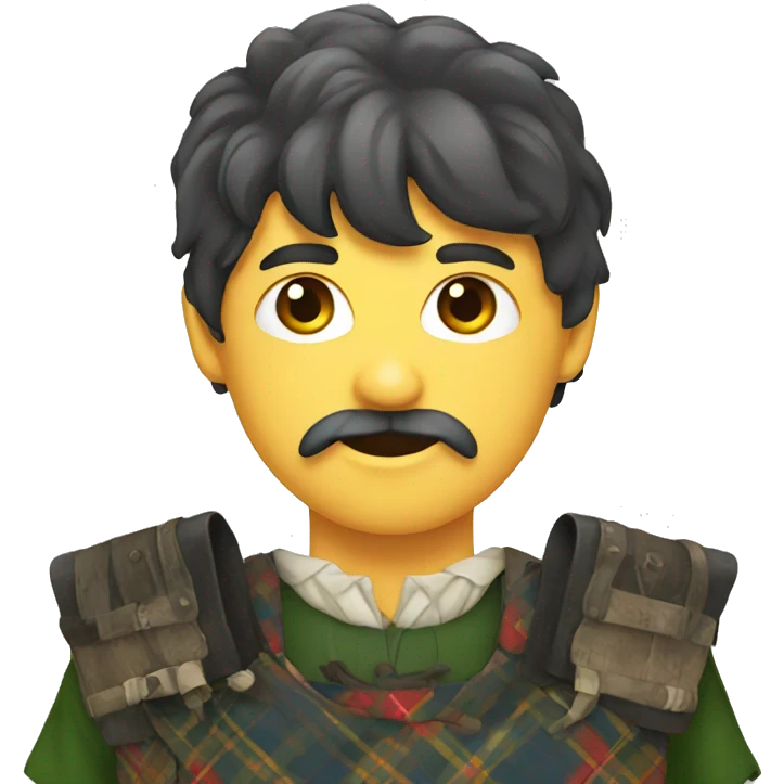 Scottish kilt emoji