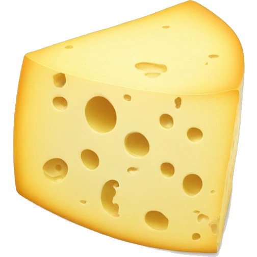 Irish cheese with hidden face emoji