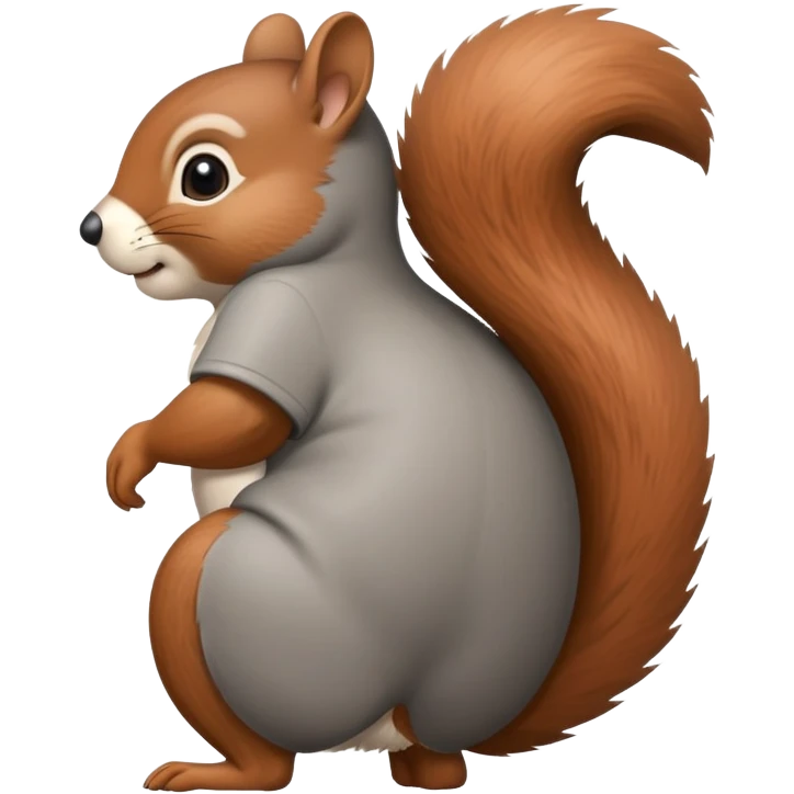 squirrel twerking with a big butt emoji
