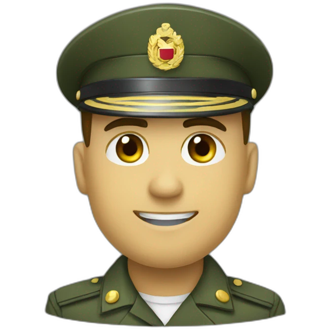 saludo militar emoji