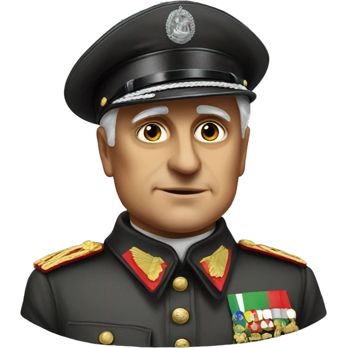 Mussolini Benito. He was Prime Minister of Italy  emoji