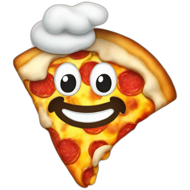 Poop pizza emoji