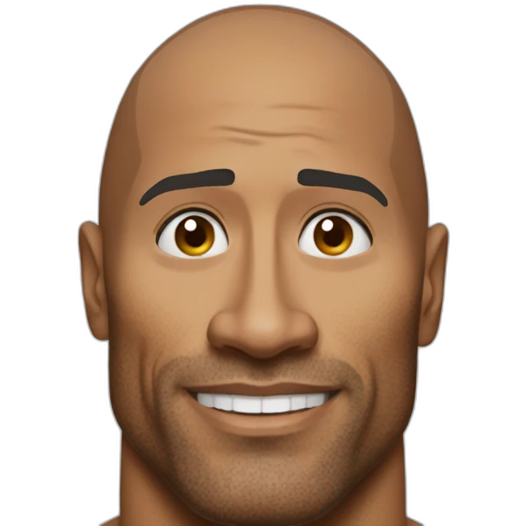 Dwayne Johnson emoji
