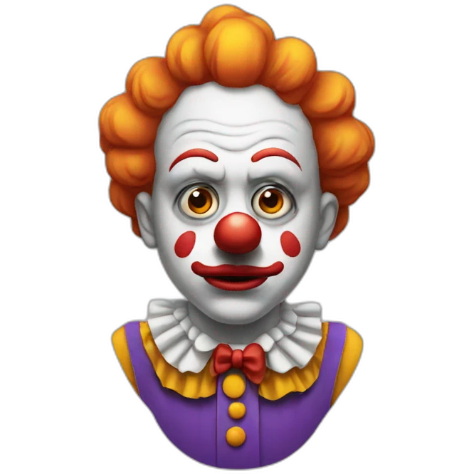 sad clown emoji