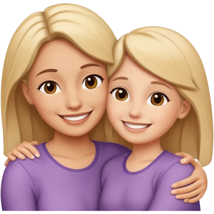 Mãe e filha emoji