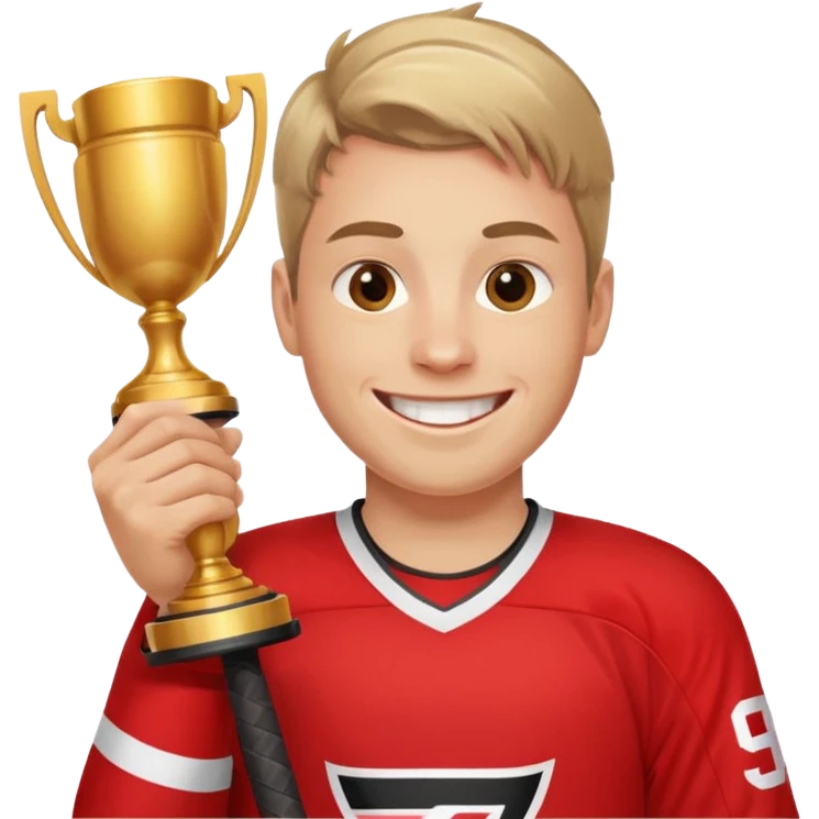 Winner Danish hockey player emoji