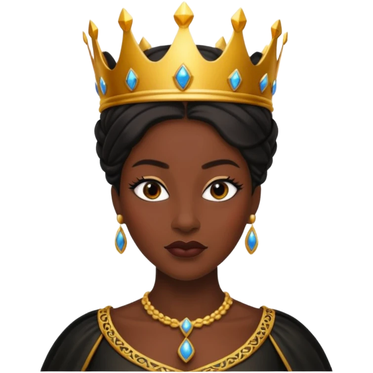 Black queen emoji