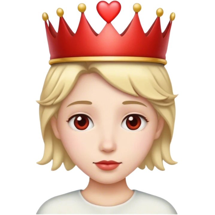 Heart crown emoji