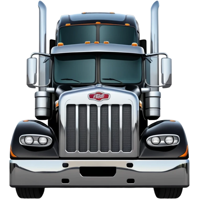 18 wheeler Peter belt facing me  emoji