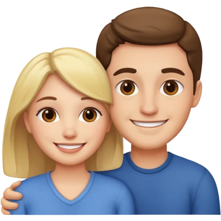 Make a cute couple  emoji