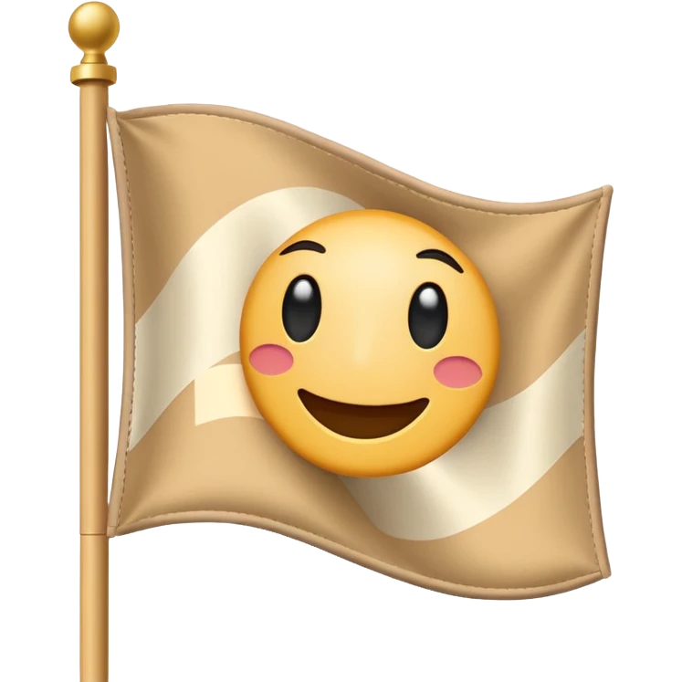 Beige flag like 🚩 but vaige color emoji