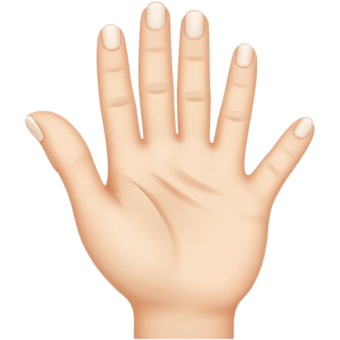 clean hand emoji