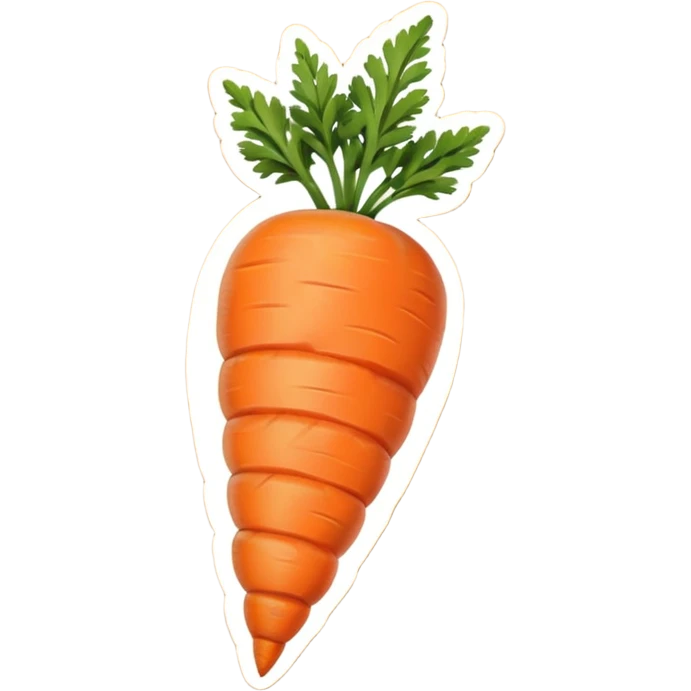 carrot yellow color  emoji