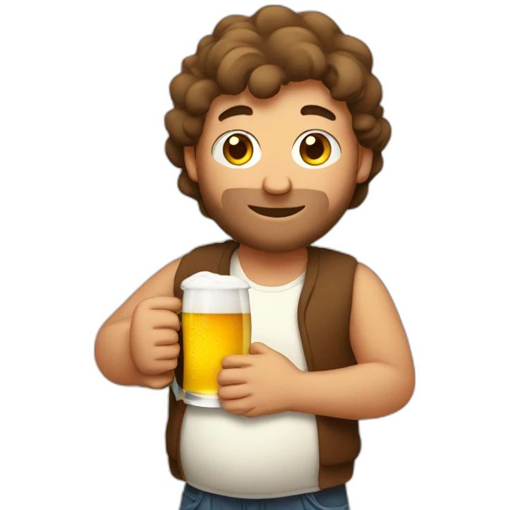 pregnant-man-with-beer emoji