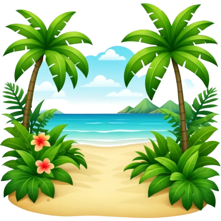Tropical scenery  emoji