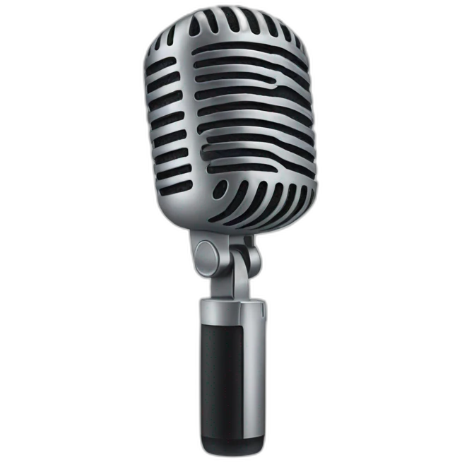 Microphone emoji