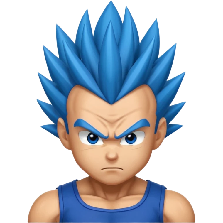 Vegeta blue emoji