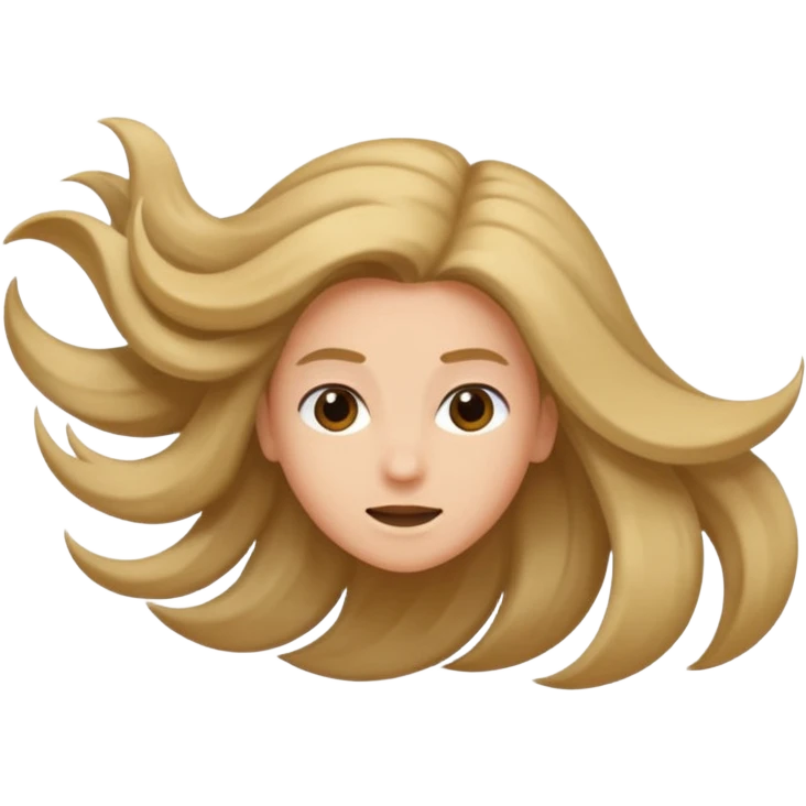 Hair flip emoji
